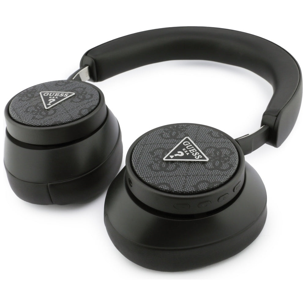 Handsfree Bluetooth Guess 4G Triangle Logo, A2DP, Черен