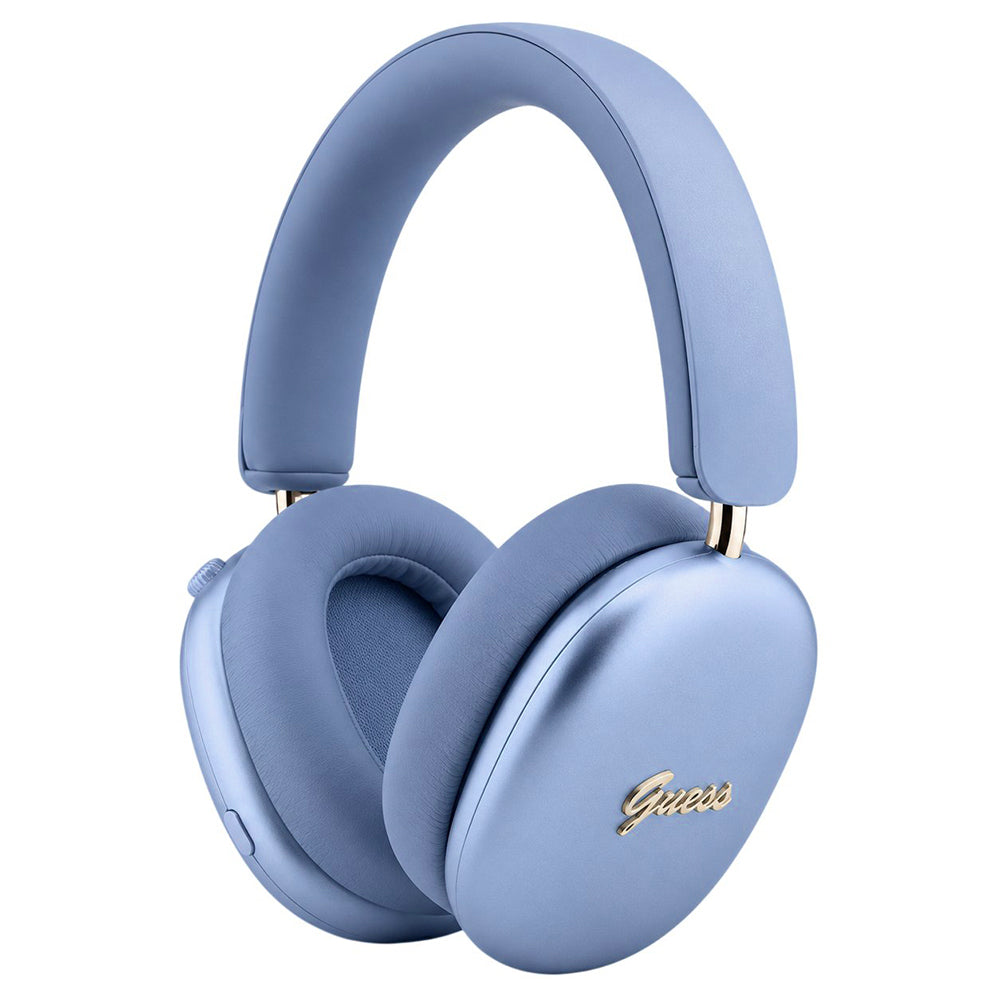 Bluetooth слушалки Guess Metal Script Logo, A2DP, синьо