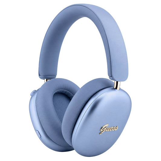 Bluetooth слушалки Guess Metal Script Logo, A2DP, синьо