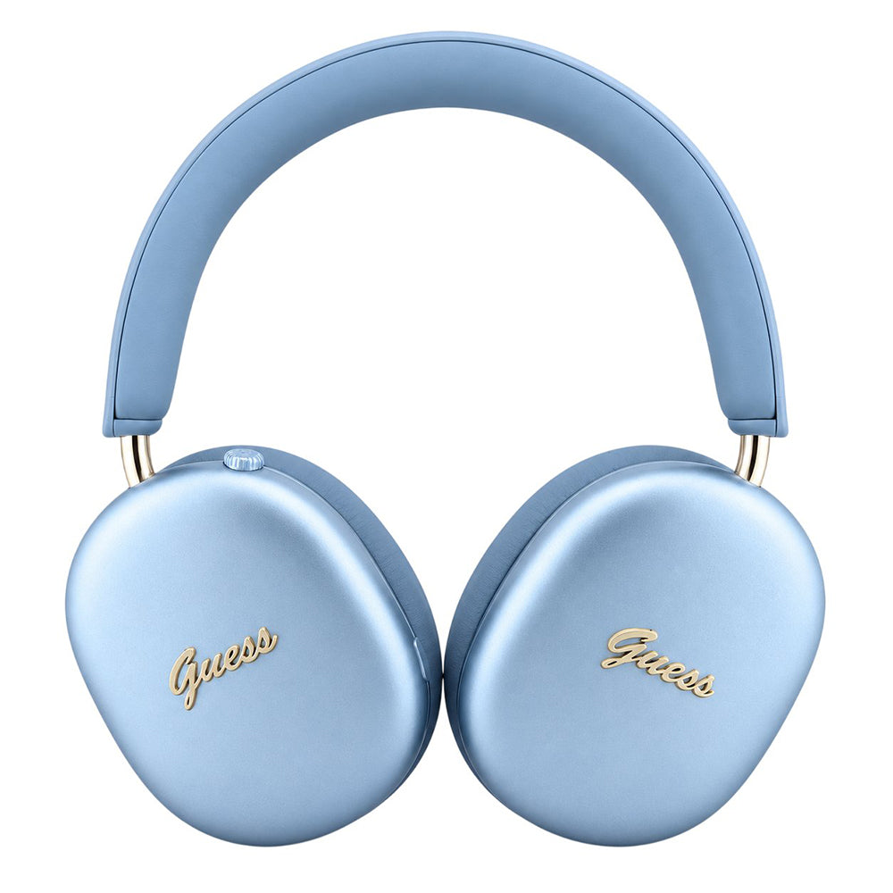 Bluetooth слушалки Guess Metal Script Logo, A2DP, синьо
