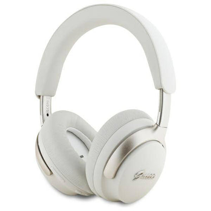 Handsfree Bluetooth Guess Metal Script Logo, A2DP, ANC, Бежов