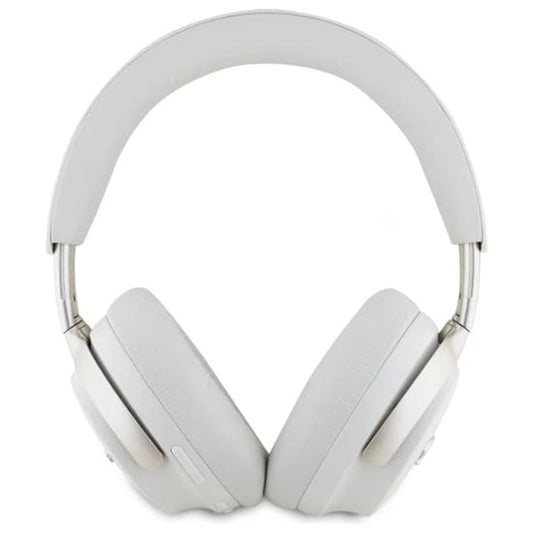 Handsfree Bluetooth Guess Metal Script Logo, A2DP, ANC, Beige