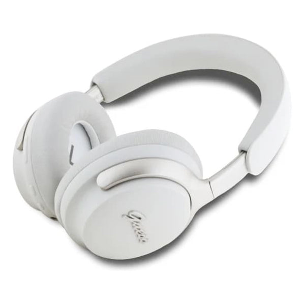 Handsfree Bluetooth Guess Metal Script Logo, A2DP, ANC, Бежов