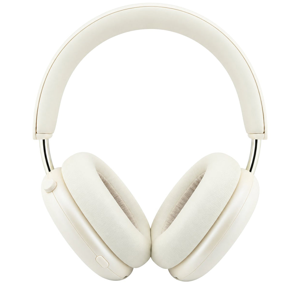 Bluetooth хендсфри Guess Metal Script Logo, A2DP, бежов