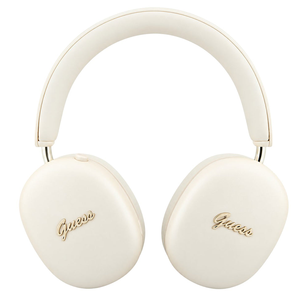 Bluetooth хендсфри Guess Metal Script Logo, A2DP, бежов