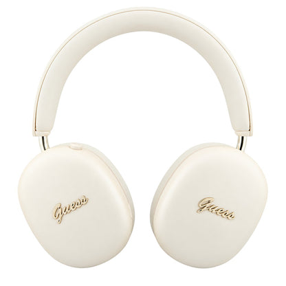 Bluetooth хендсфри Guess Metal Script Logo, A2DP, бежов