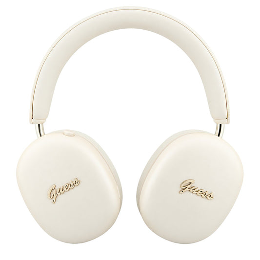 Bluetooth хендсфри Guess Metal Script Logo, A2DP, бежов