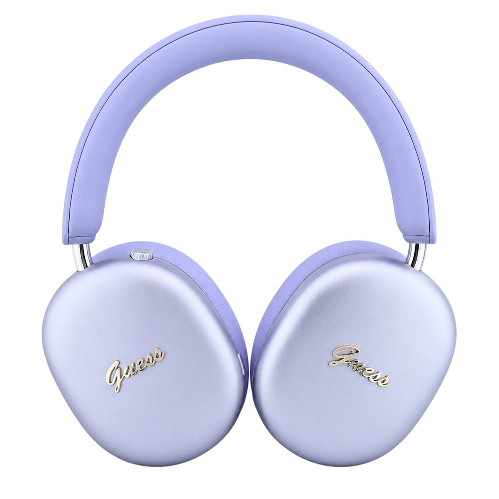 Bluetooth слушалки Guess Metal Script Logo, A2DP, лилави