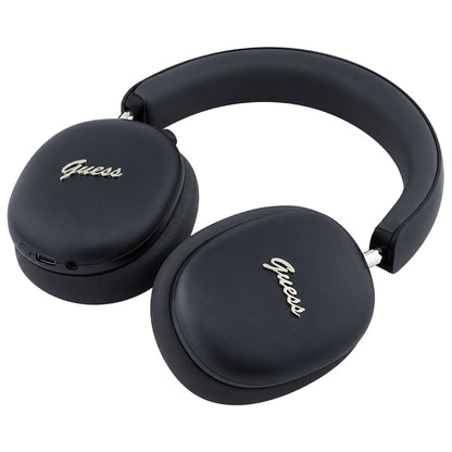 Bluetooth хендсфри Guess Metal Script Logo, A2DP, черен