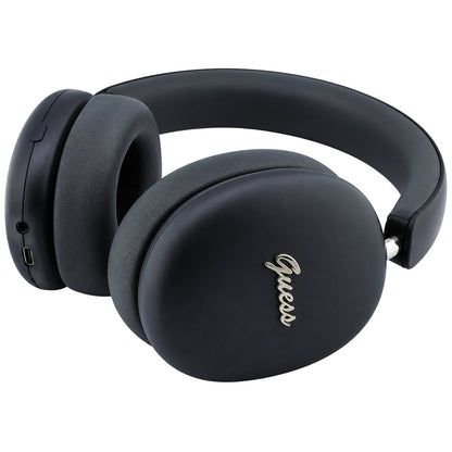 Bluetooth хендсфри Guess Metal Script Logo, A2DP, черен
