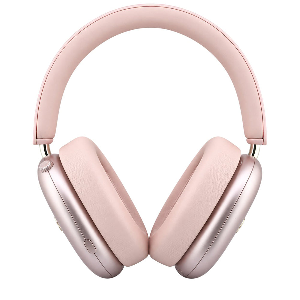 Bluetooth слушалки Guess Metal Script Logo, A2DP, розови