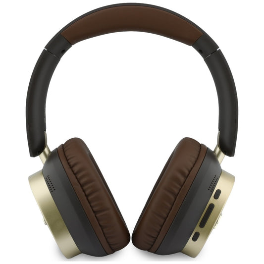 Handsfree Bluetooth Guess Rectangle Metal Script, A2DP, Кафяв