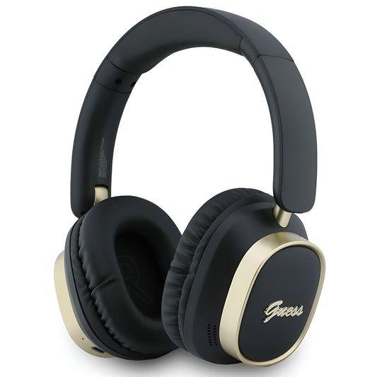 Handsfree Bluetooth Guess Rectangle Metal Script, A2DP, Черен