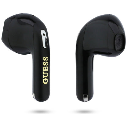 Handsfree Bluetooth Guess Script Print, TWS, Черен