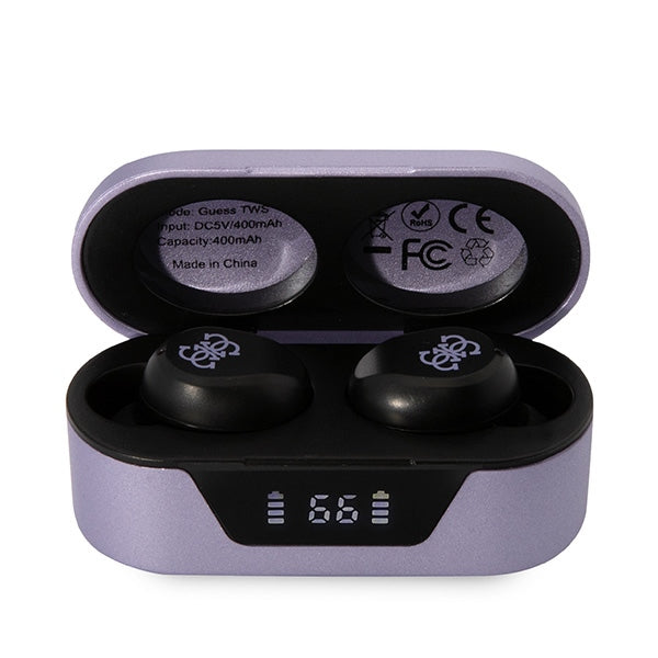 Handsfree Bluetooth Guess, TWS, Лилав