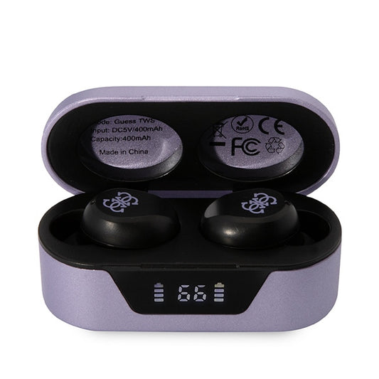 Handsfree Bluetooth Guess, TWS, Лилав