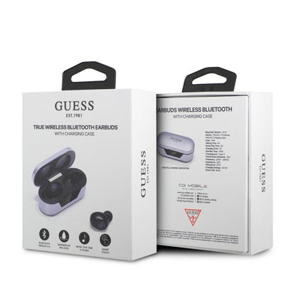 Handsfree Bluetooth Guess, TWS, Лилав