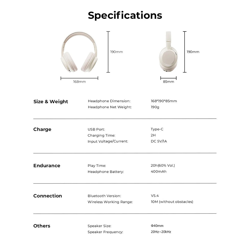 HAVIT H619BT Bluetooth Handsfree, A2DP, Black