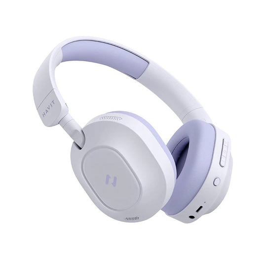 Handsfree Bluetooth HAVIT H668BT, MultiPoint, A2DP, ANC, Лилав