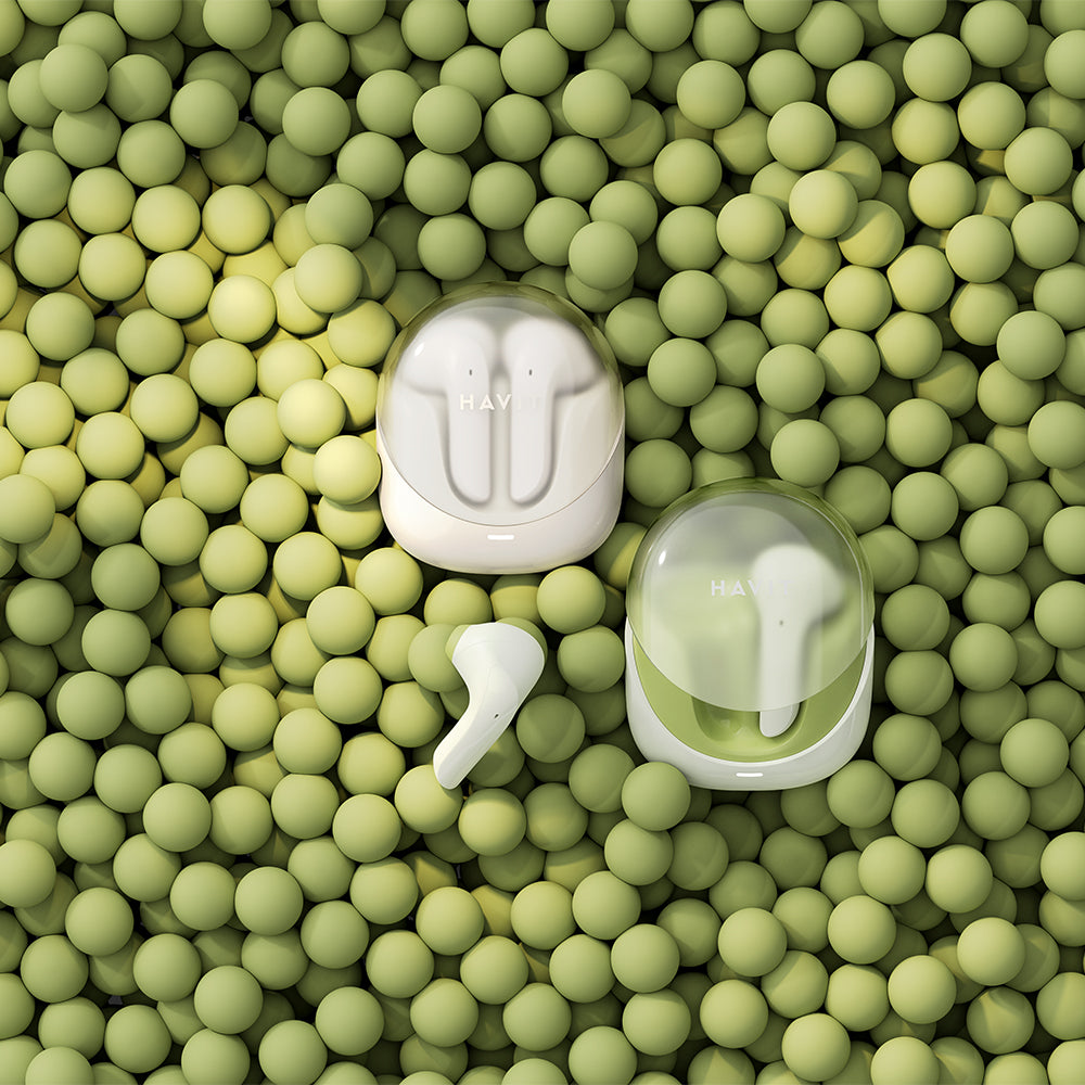 Handsfree Bluetooth HAVIT Modern Buds TW974, TWS, Бежов