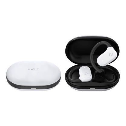 Handsfree Bluetooth HAVIT OWS915, TWS, Сив