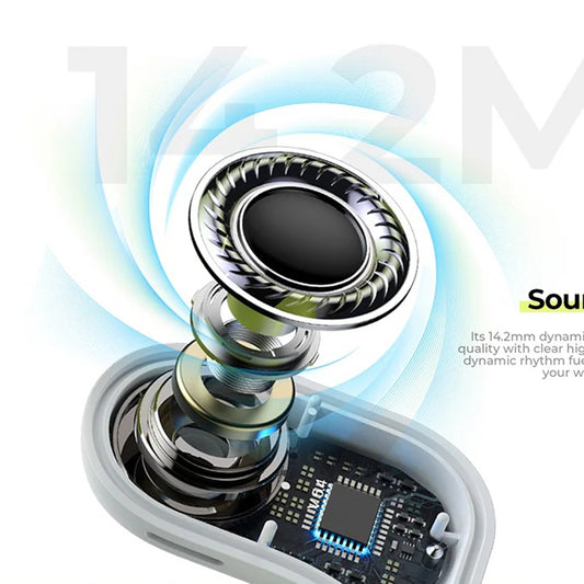 Handsfree Bluetooth HAVIT OWS915, TWS, Сив