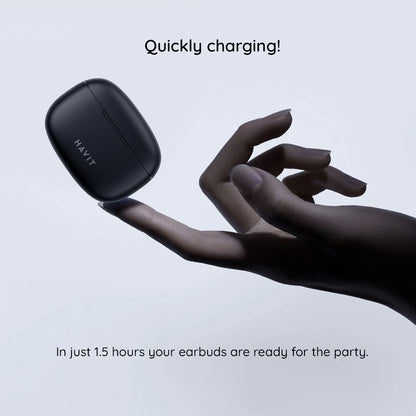 Handsfree Bluetooth HAVIT TW967 Pro, TWS, Черен