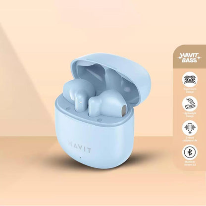 Handsfree Bluetooth HAVIT TW976, TWS, Бял