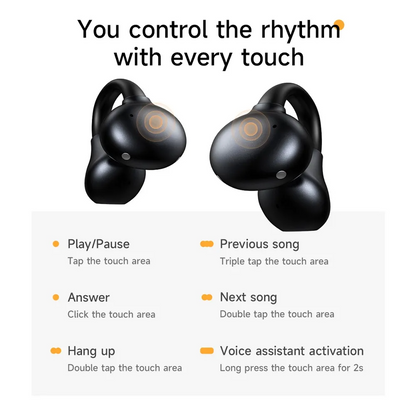 Handsfree Bluetooth HOCO EA8, TWS, Бял