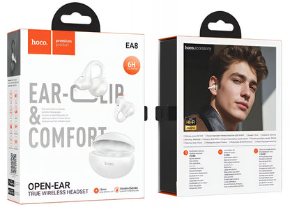 Handsfree Bluetooth HOCO EA8, TWS, Бял