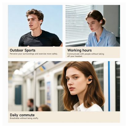 Handsfree Bluetooth HOCO EA8, TWS, Бял