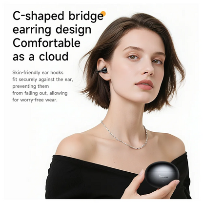 Handsfree Bluetooth HOCO EA8, TWS, Бял