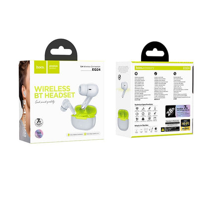 Handsfree Bluetooth HOCO EQ24, TWS, Сив