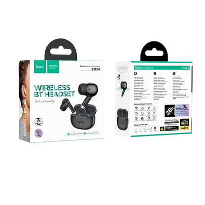 Handsfree Bluetooth HOCO EQ24, TWS, Черен