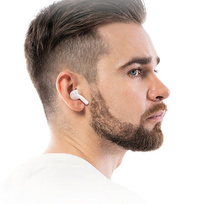 Handsfree Bluetooth HOCO EW54, TWS, Бял (Milky White)
