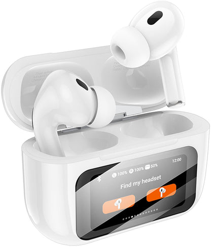 Безжични слушалки Bluetooth HOCO EW72, TWS, ANC, Бял