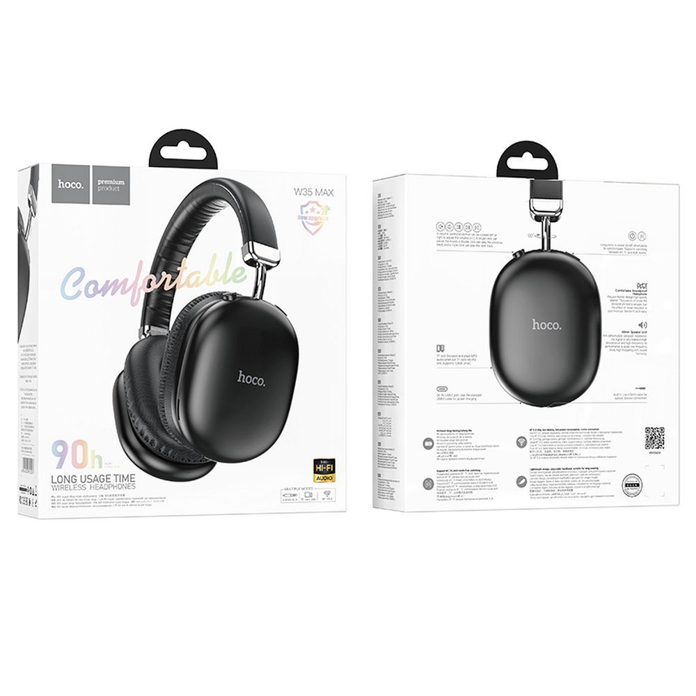 Handsfree Bluetooth HOCO W35 Max, A2DP, Черен