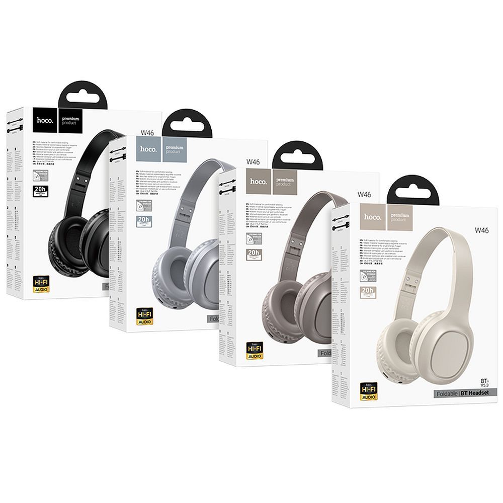 Handsfree Bluetooth HOCO W46, A2DP, Бял 