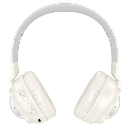 Handsfree Bluetooth HOCO W50 Kids Cute Cat, A2DP, Бял