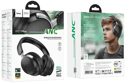 Handsfree Bluetooth HOCO W53 Plus, A2DP, ANC, Черен
