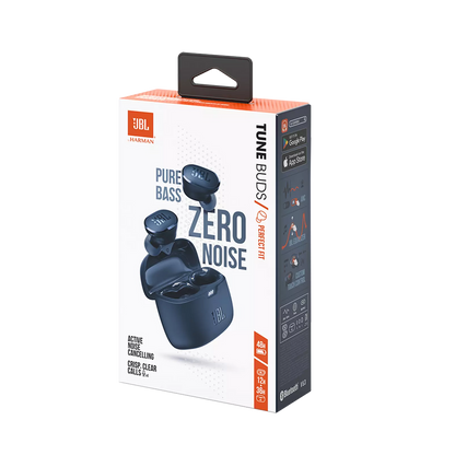 Handsfree Bluetooth JBL Tune Buds, TWS, ANC, MultiPoint, Син JBLTBUDSBLU