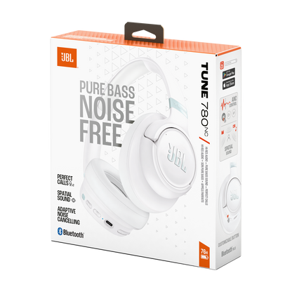 Handsfree Bluetooth JBL Tune 780NC, MultiPoint, A2DP, ANC, Бял 