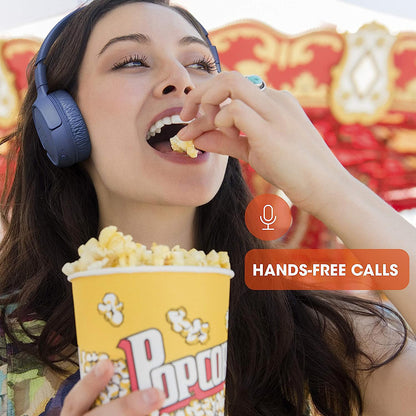 Handsfree Bluetooth JBL Tune 510BT, MultiPoint, A2DP, Черен JBLT510BTBLKEU