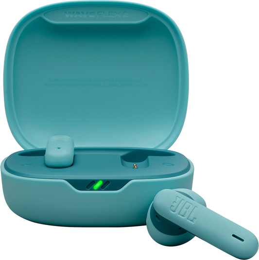 Слушалки Bluetooth JBL Wave Flex 2, TWS, ANC, MultiPoint, Син JBLWFLEX2BLU