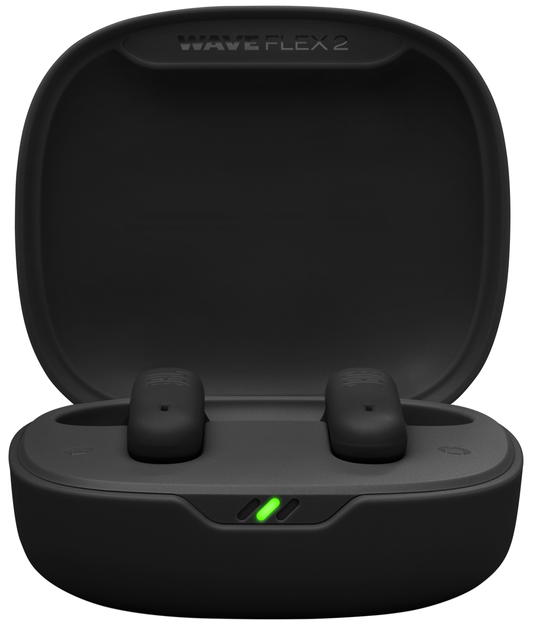 Handsfree Bluetooth JBL Wave Flex 2, TWS, ANC, MultiPoint, Black JBLWFLEX2BLK