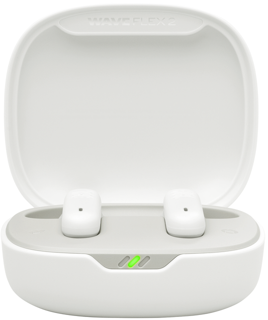 Handsfree Bluetooth JBL Wave Flex 2, TWS, ANC, MultiPoint, Бял JBLWFLEX2WHT