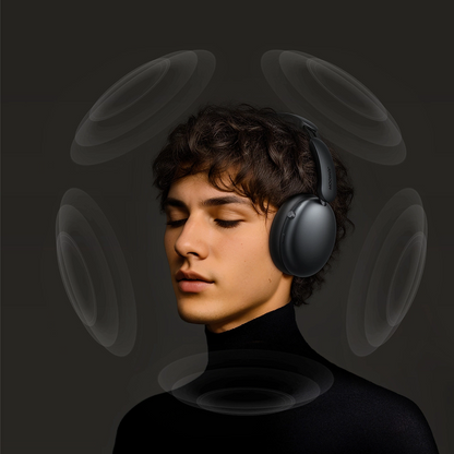 Безжични слушалки Bluetooth Joyroom JR-JH1, A2DP, ANC, Черен