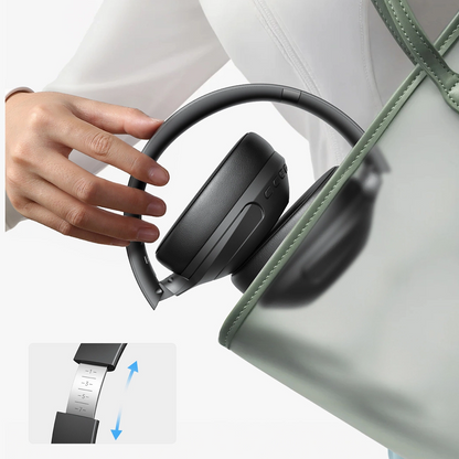 Безжични слушалки Bluetooth Joyroom JR-JH2, A2DP, ANC, Черен