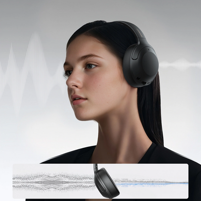 Безжични слушалки Bluetooth Joyroom JR-JH2, A2DP, ANC, Черен