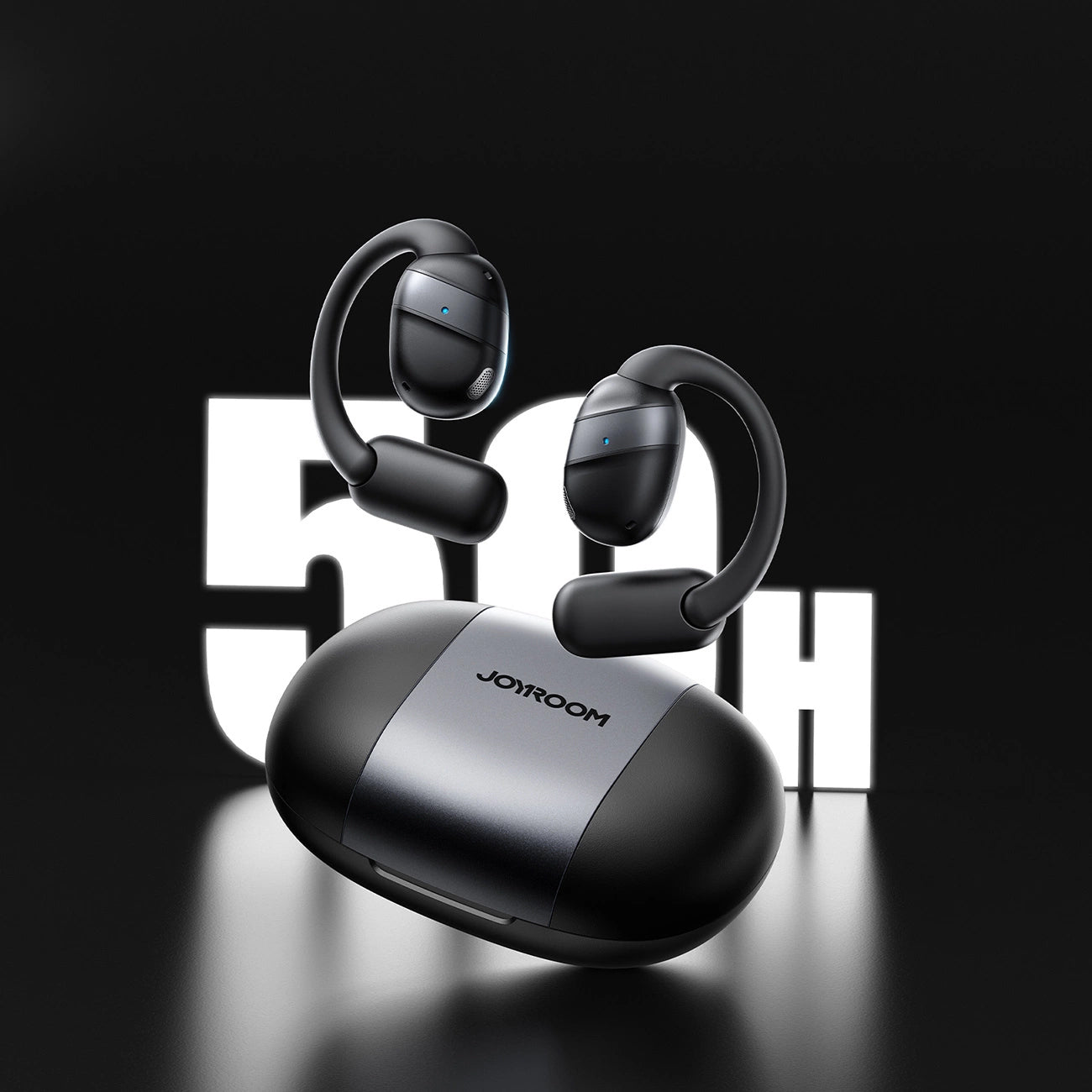 Handsfree Bluetooth Joyroom Open Ear JR-OE4, TWS, Черен